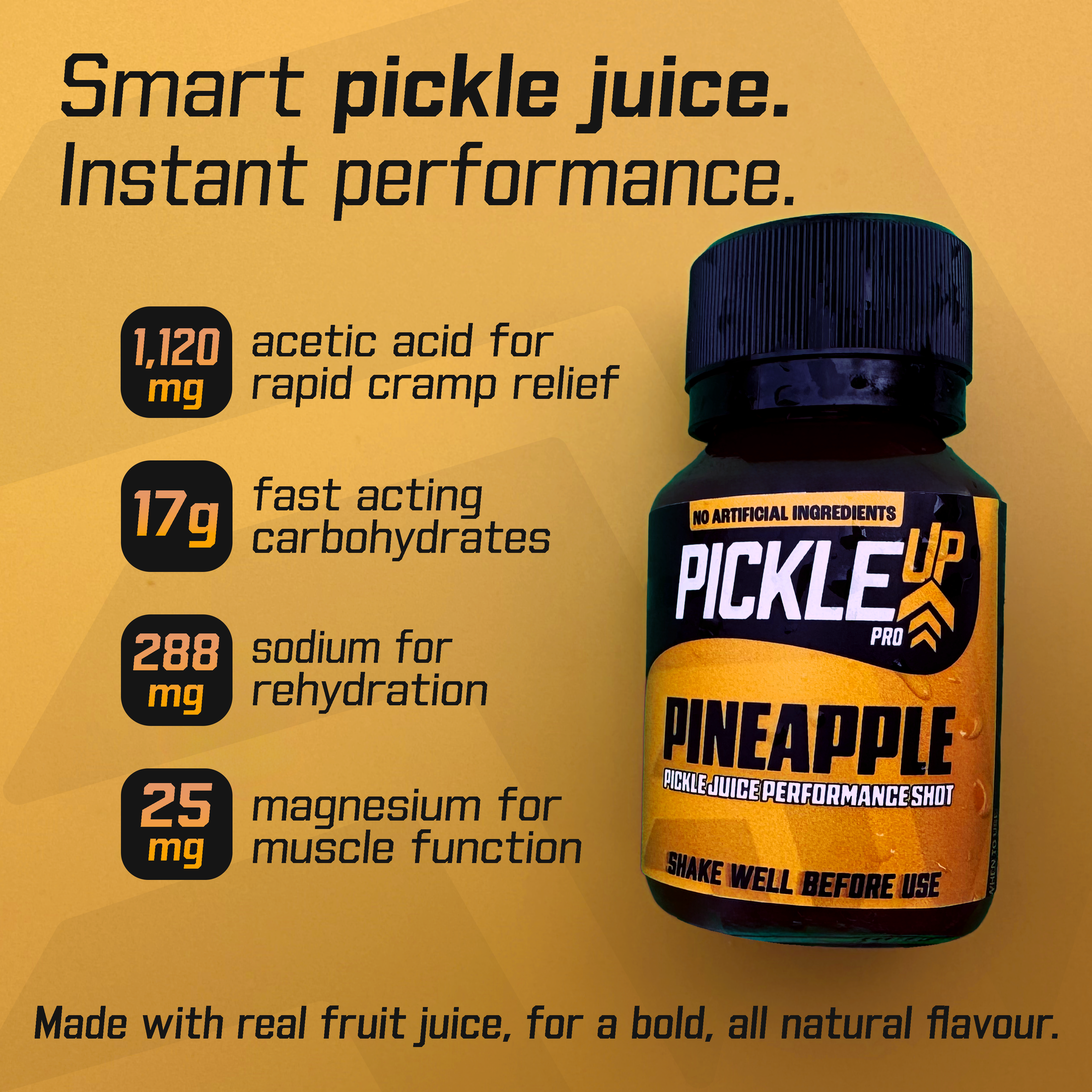 PickleUp Pro Shot - Pineapple.